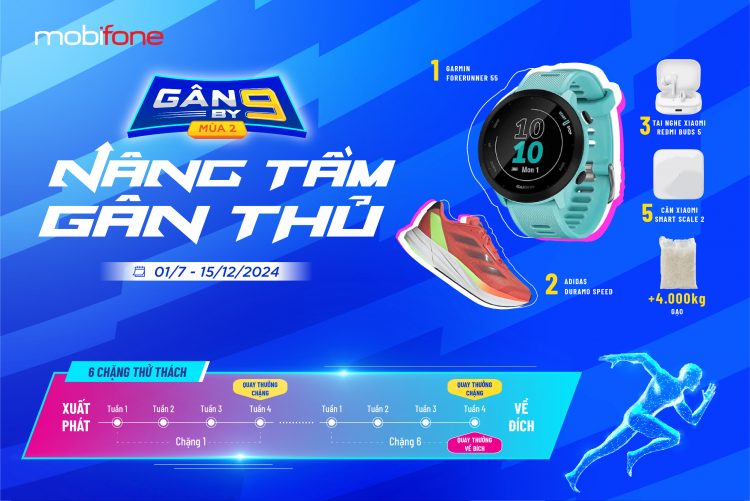 Chính thức khởi động giải chạy “Gân by 9 mùa 2 – NÂNG TẦM GÂN THỦ”
